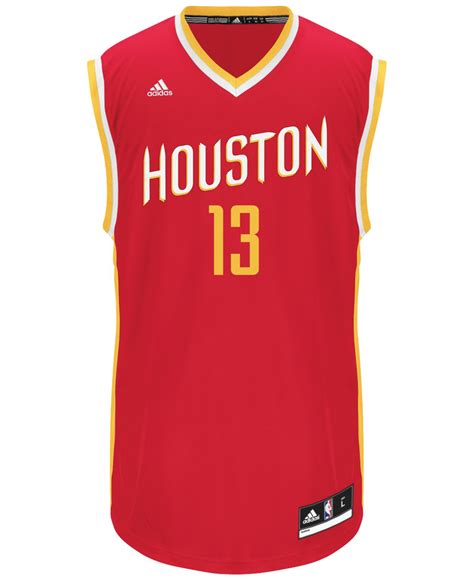 mens houston rockets james harden adidas red alternate replica jersey|james harden okc jersey.